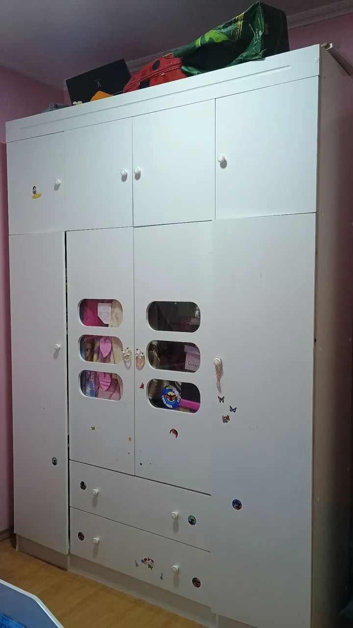 Guarda roupa 4 portas branco