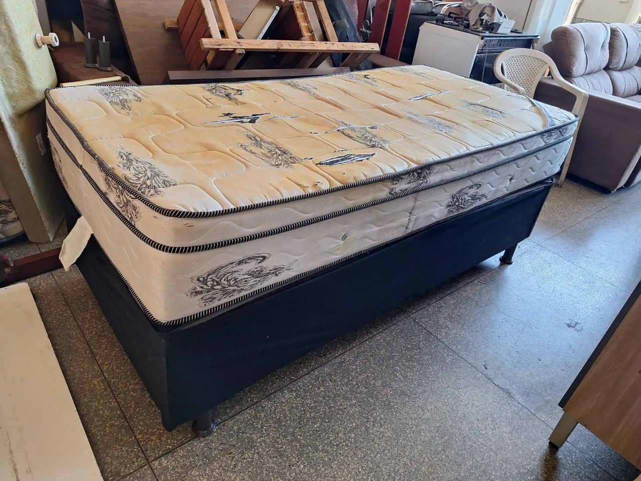 Cama de solteiro com colchão  - Foto 4