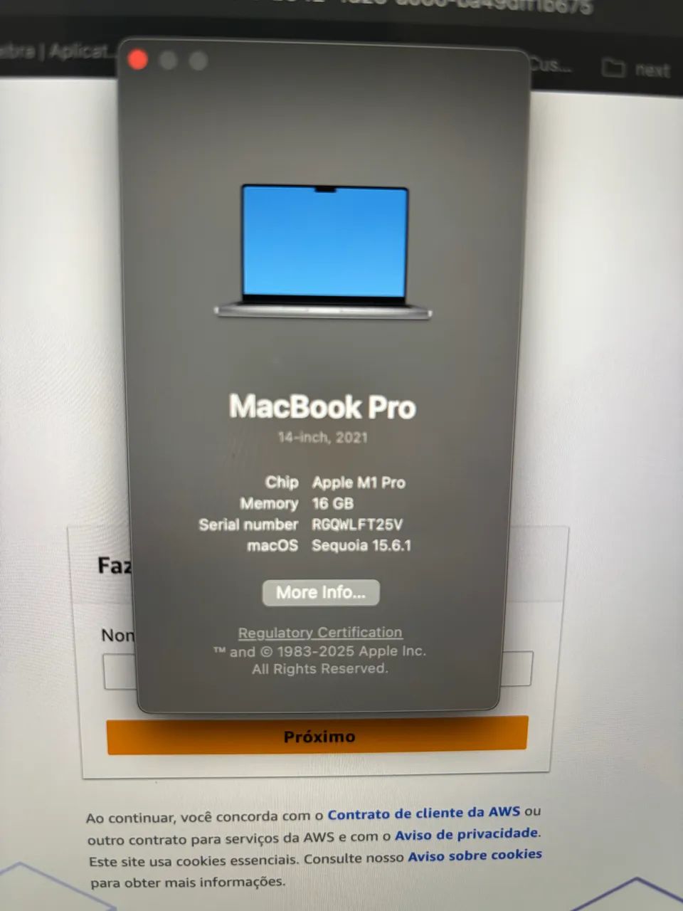 MacBook Pro M1 Pro 16gb ram / 512gb - Foto 3