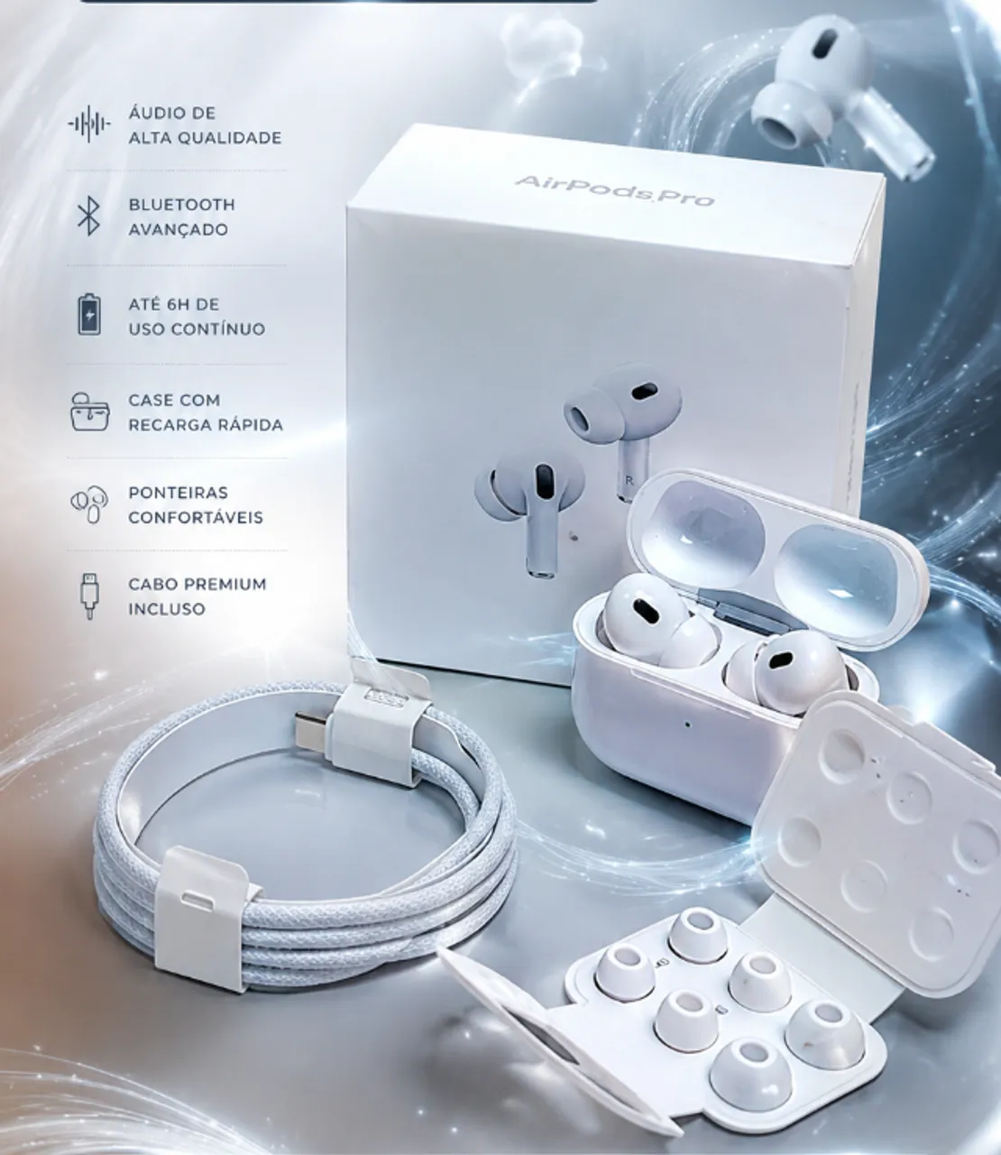 AirPods Pro 2 original . 850$ - Fones de Ouvido - Residencial Ilza