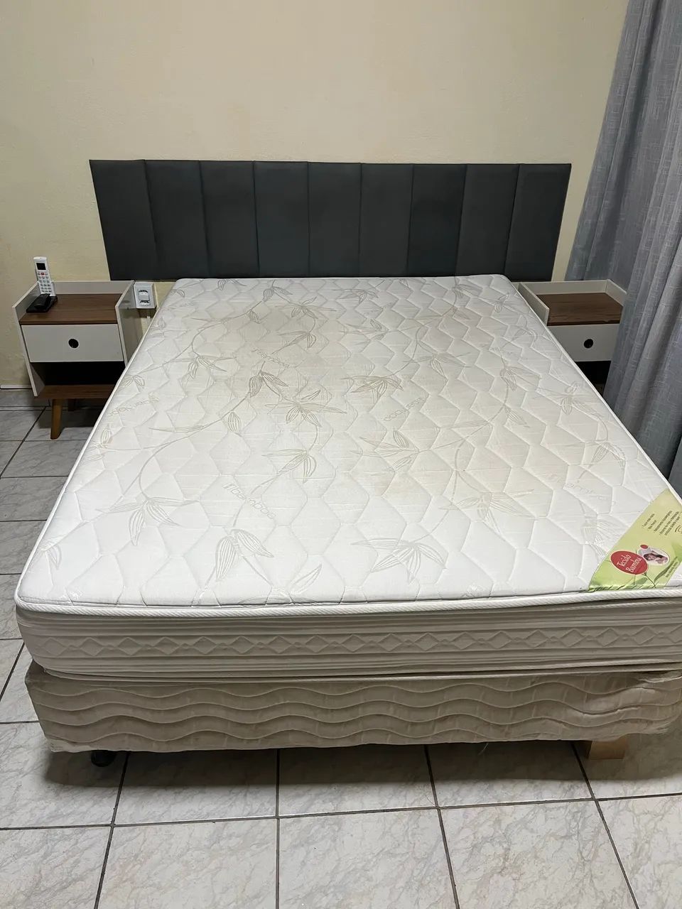 Cama box casal com colchão  - Foto 2