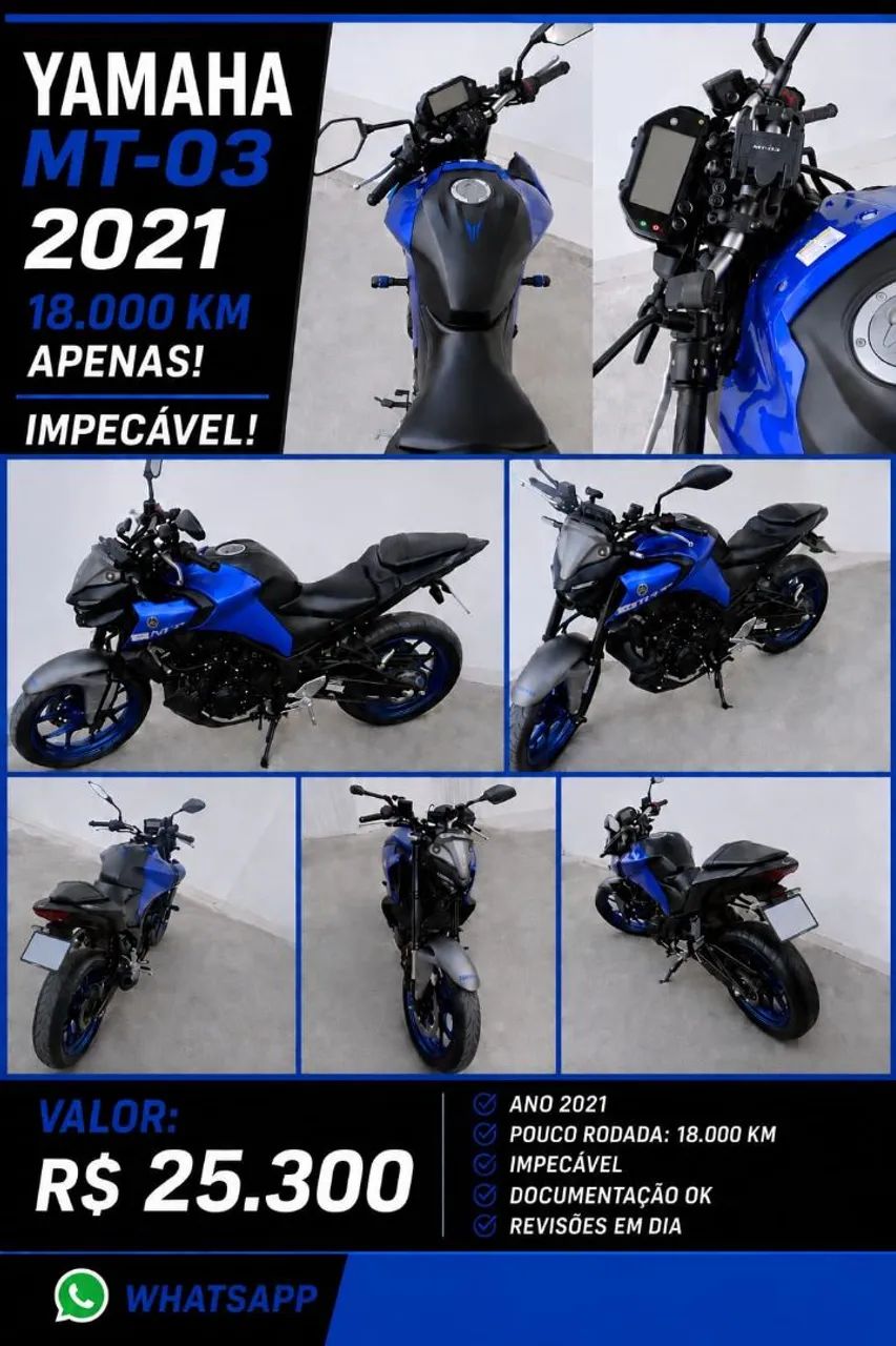 Mt -03 impecável 