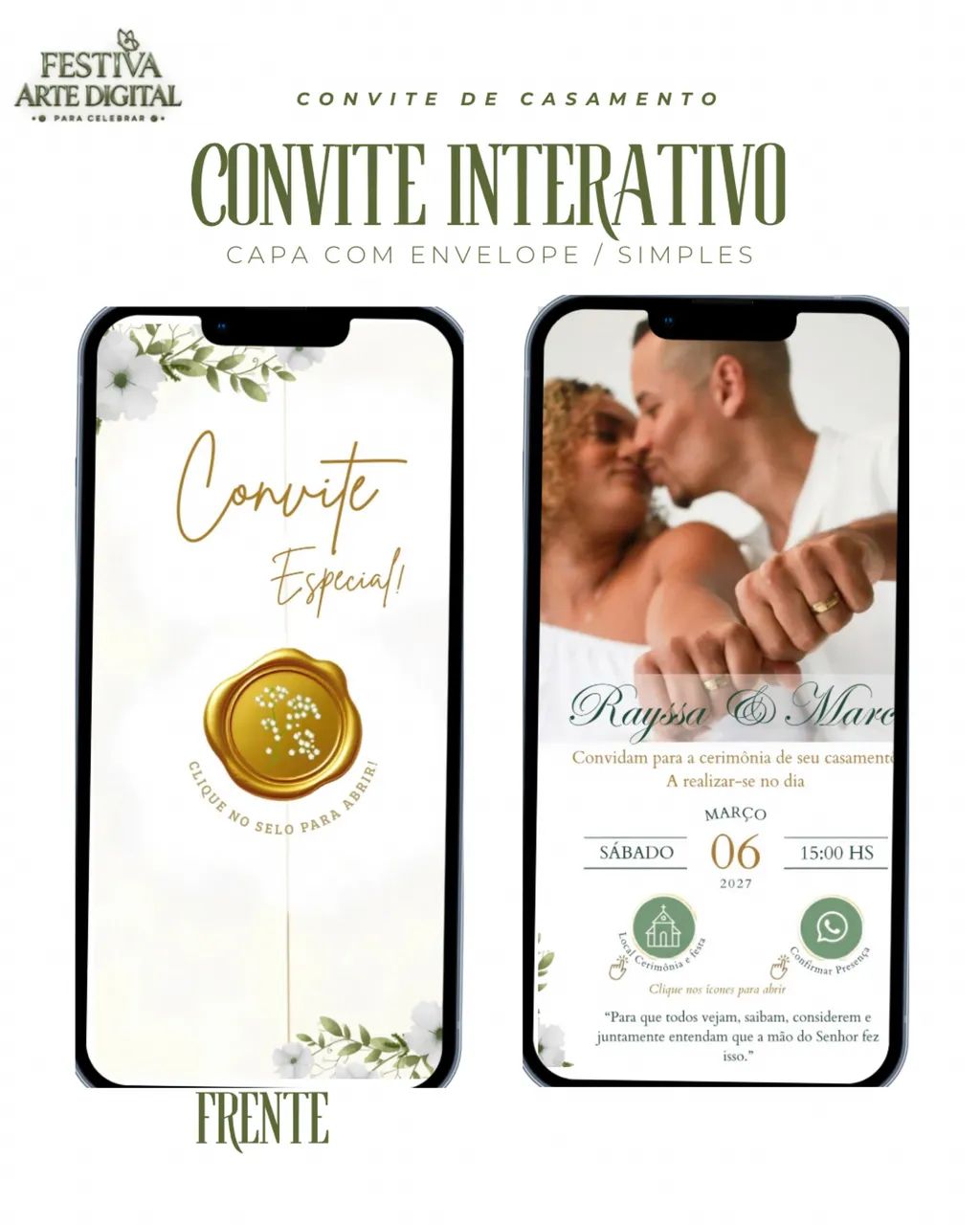 Convites de aniversário e casamento 