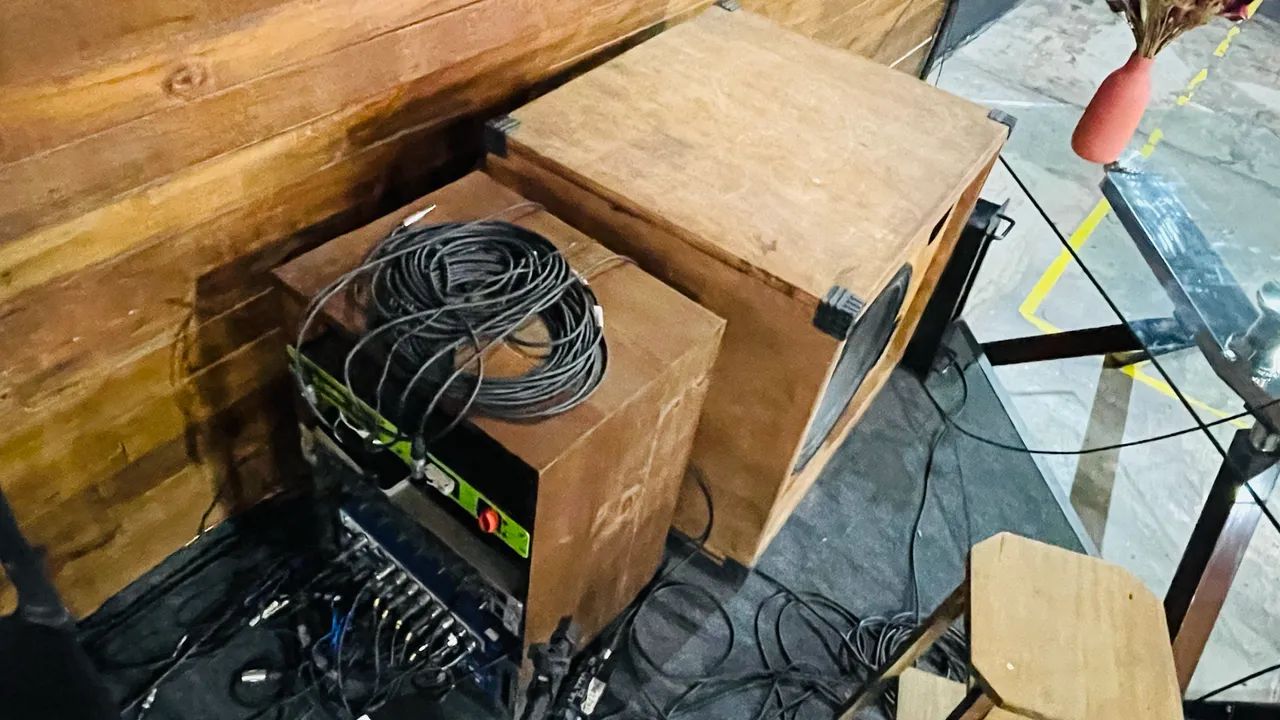 Som completo para auditório!