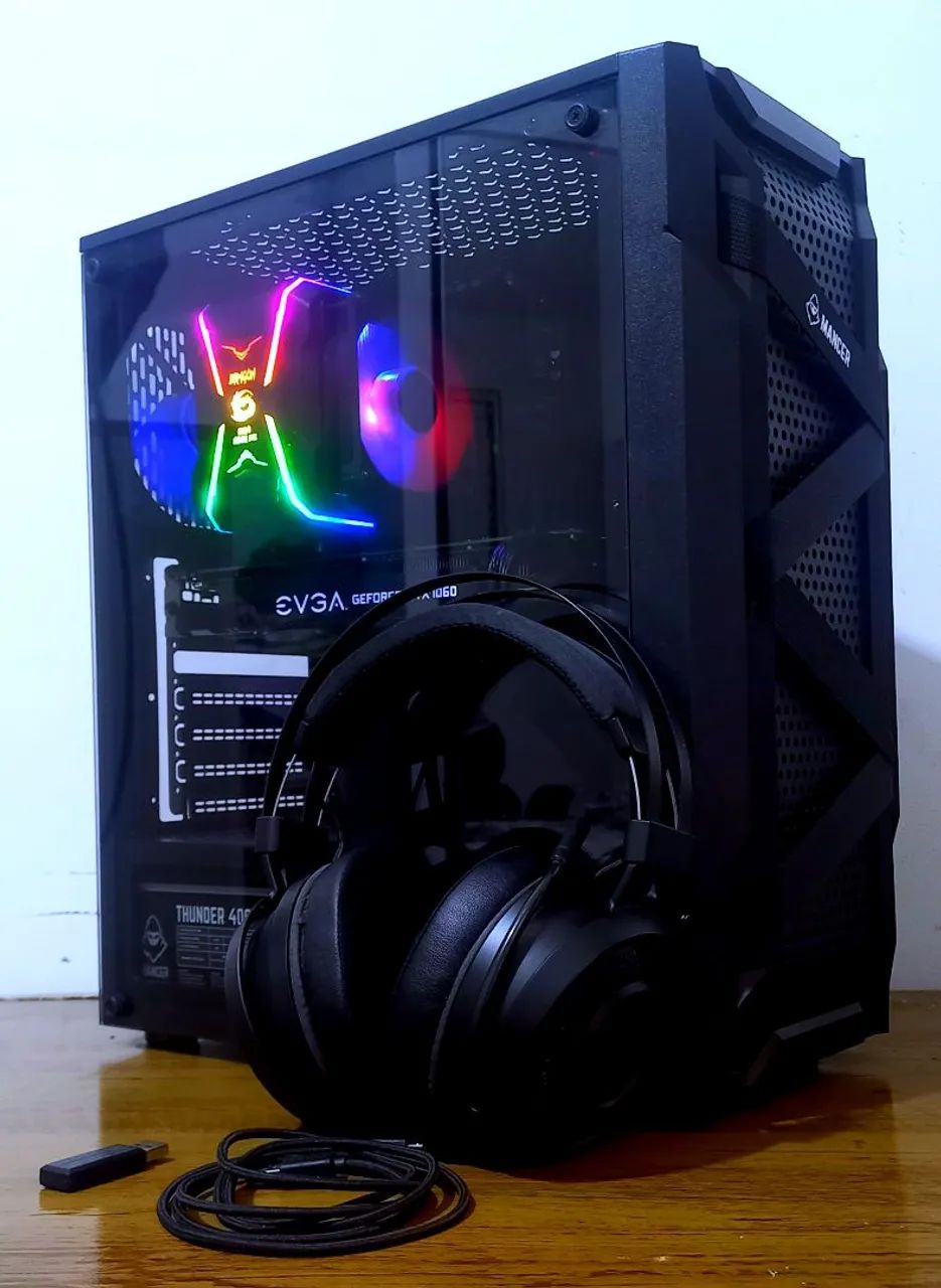 PC Gamer Xeon X99 E5 1660V4 8/16 , GTX 1060 EVGA, 24GB DDR4, Headset Razer Nari Wireless