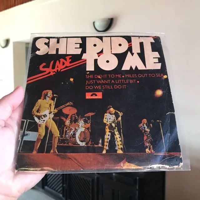 vinil compacto - slade - she did it to me - Foto 2