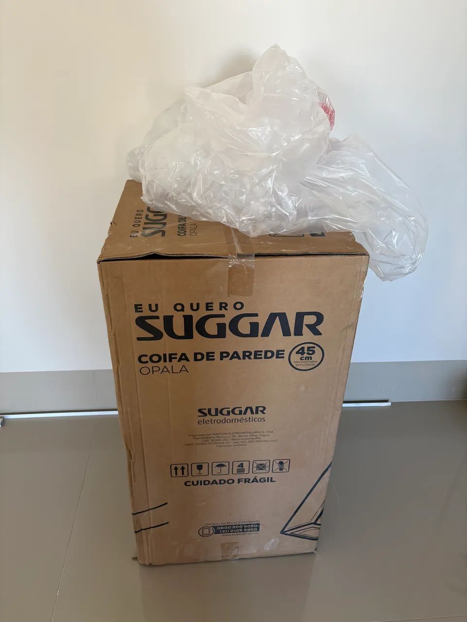Coifa de parede SUGGAR OPALA nova  - Foto 3