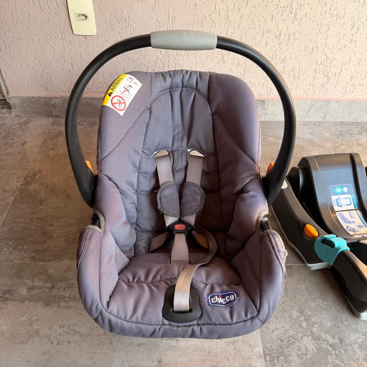 Bebê Conforto + Carrinho para Bebê Chicco. - Foto 4