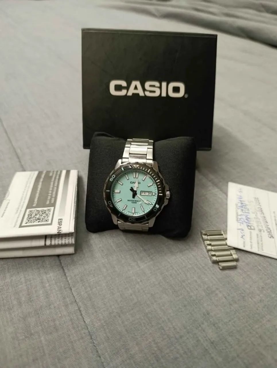 Relógio Casio MTD-125D-2A2VDF (MODELO RARO) - Foto 3