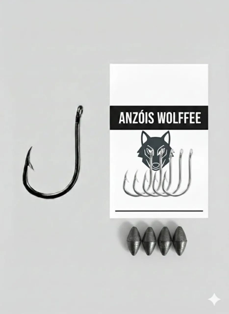 Kit 10 anzóis 