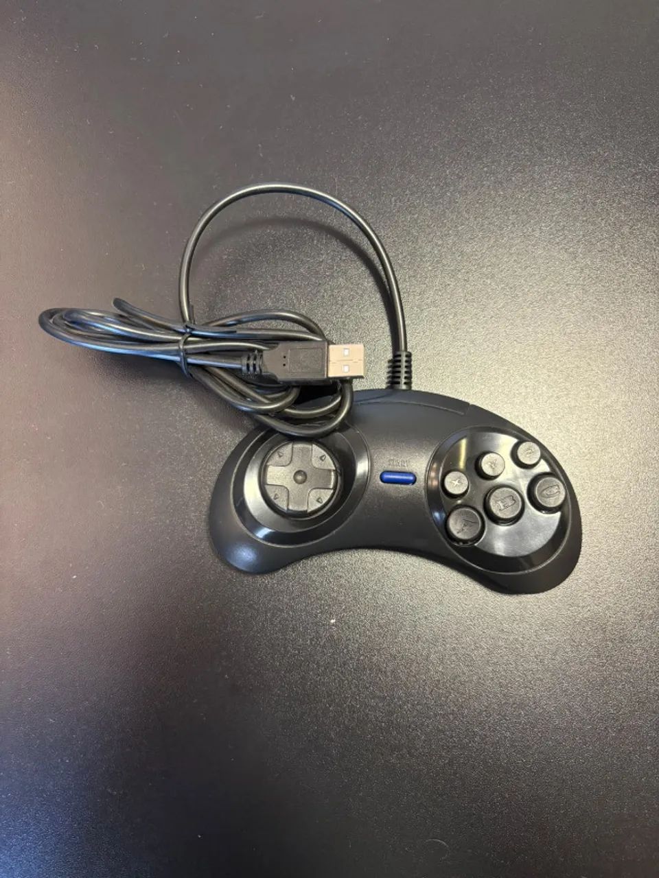 Controle Retrô Mega Drive USB para PC