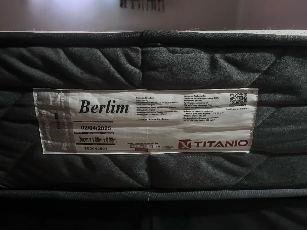 Cama box solteiro+colchão berlim - Foto 2