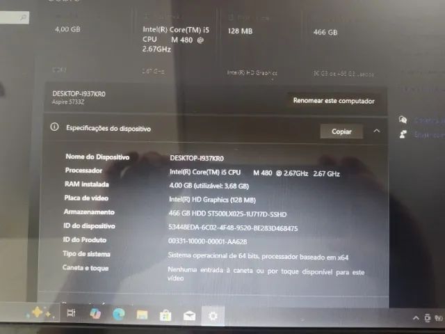 Notebook Acer core i5 Tela grande - Foto 4