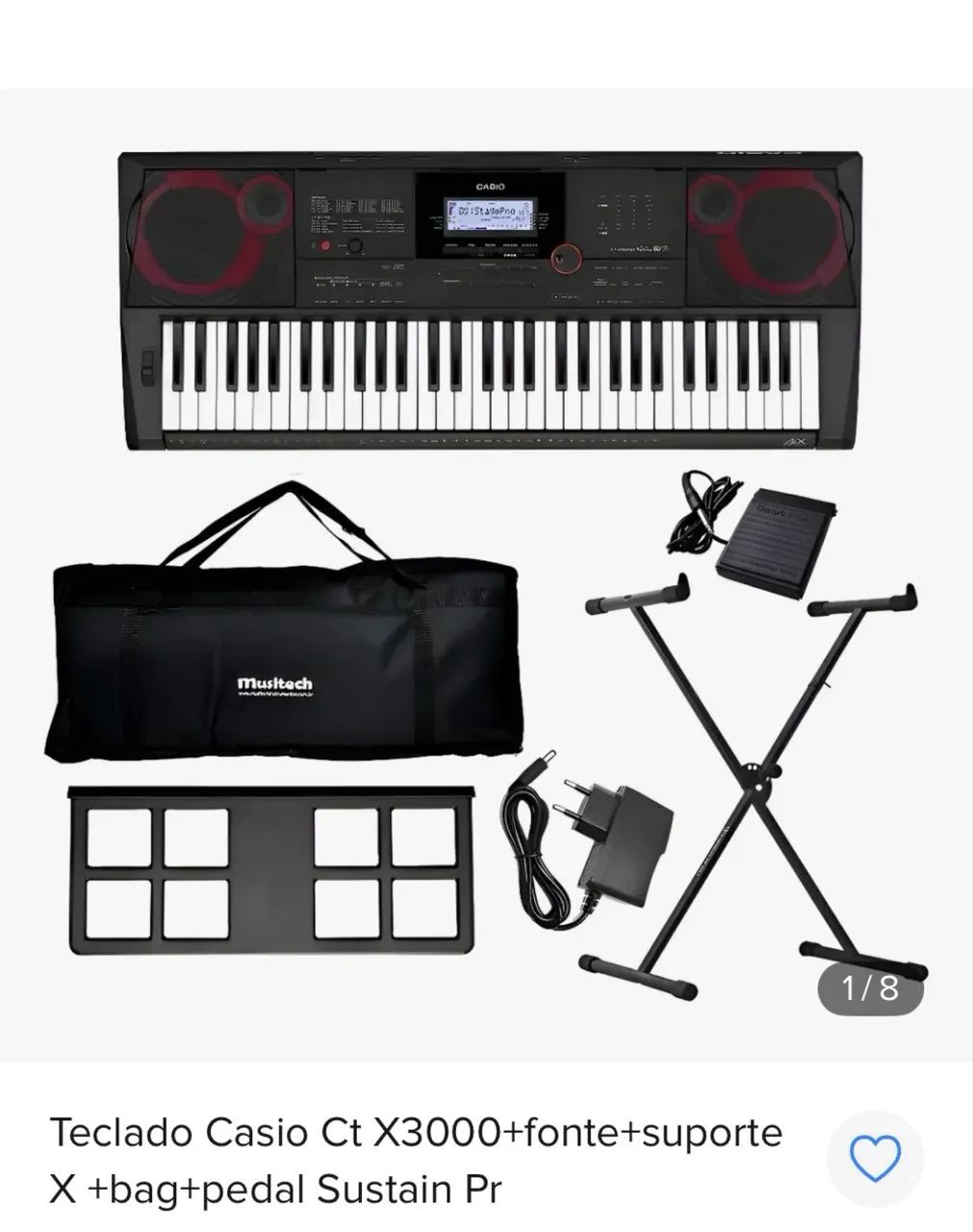 Teclado Casio CT-X3000 - Foto 3