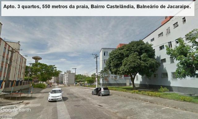 Apartamento 03 quartos, 3 º andar, sol da manha, 1.000 metros da praia, Castelândia - Foto 18