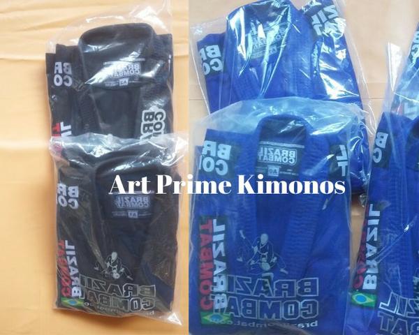 Kimono Novo Trançado Xtra-lite Azul ou Preto Brazil Combat *210,00 - Foto 6