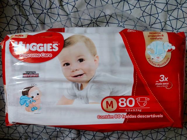 Huggies Supreme Care M - 80 fraldas