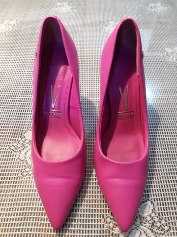 Sapato pink salto cristal - Foto 3