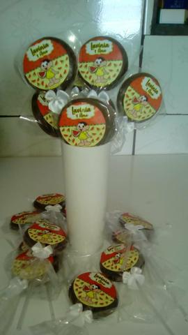 Pirulitos de chocolate R$ 0,90 com adesivo personalizado ENTREGA GRÁTIS - Foto 6