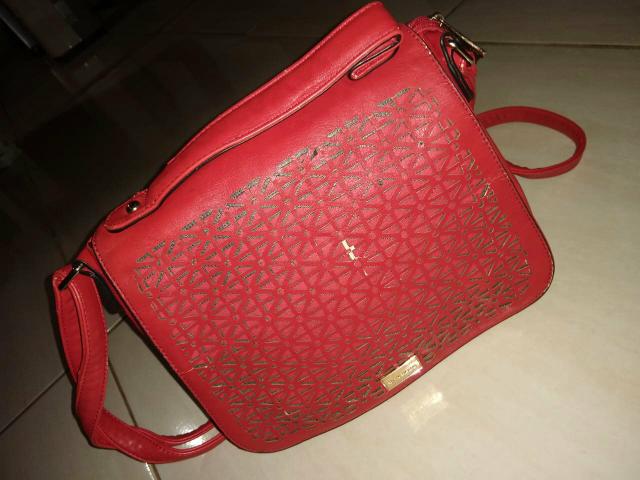 Bolsa média vermelho