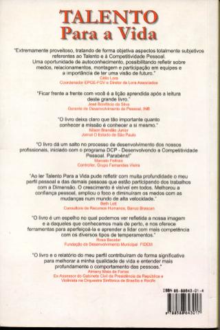 Livro - Talento para a Vida - o Que Fazer para Descobrir Jorge Matos; Vania Portela - Foto 2
