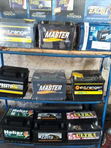 bateria nova,bateria 65 amperes,bateria 55 amperes,bateria seminova