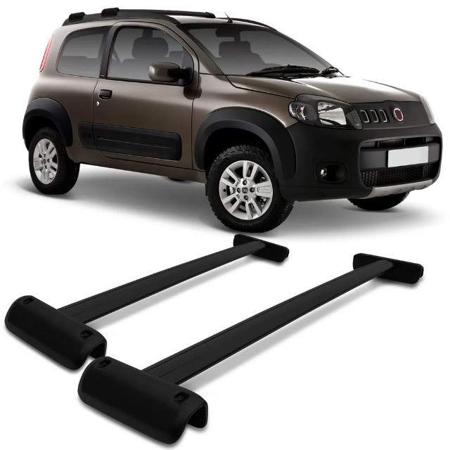 Rack Travessa Alumínio Horizontal Larga P/ Todos os Carros - Foto 3