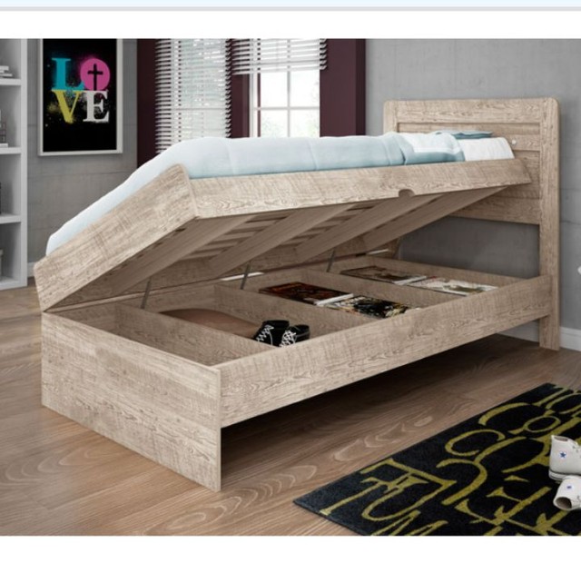 Quarto cama baú solteiro