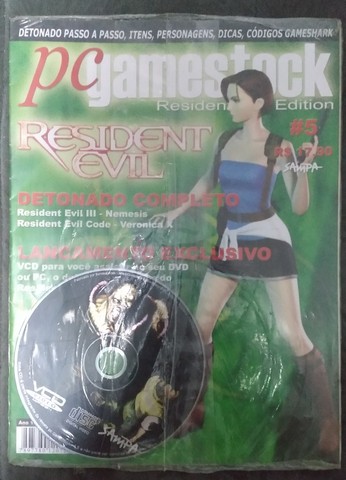 Revista Pc Gamestock Nº 5 Detonado Resident Evil 3 E Code Veronica + Cd -  Livros e revistas - Colorado, Contagem 1111678981