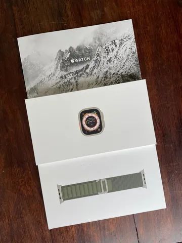 APPLE WATCH ULTRA GP S+CELL 49MM TITÂNIO VERDE ALPINO