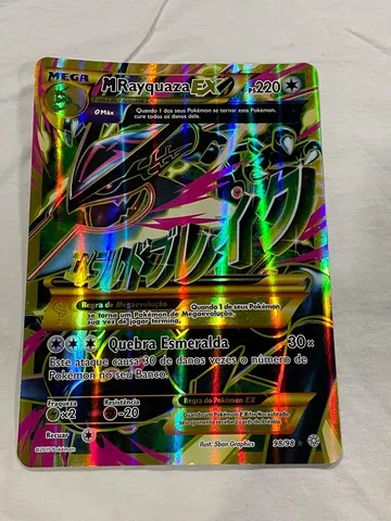 Mega Rayquaza Ex Shiny em Perfeito Estado