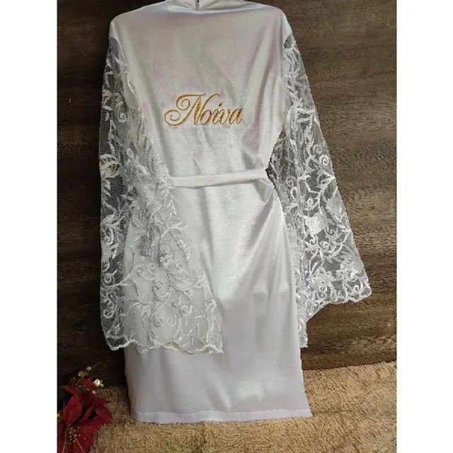 Robe Luxo noiva - renda bordada - Foto 2