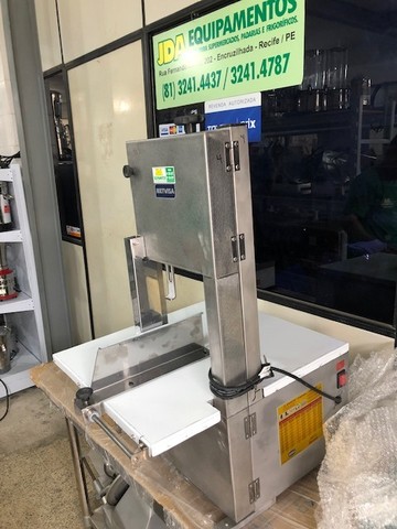 serra de bancada em inox - ideal para peixe e carnes - semana santa  - Foto 3