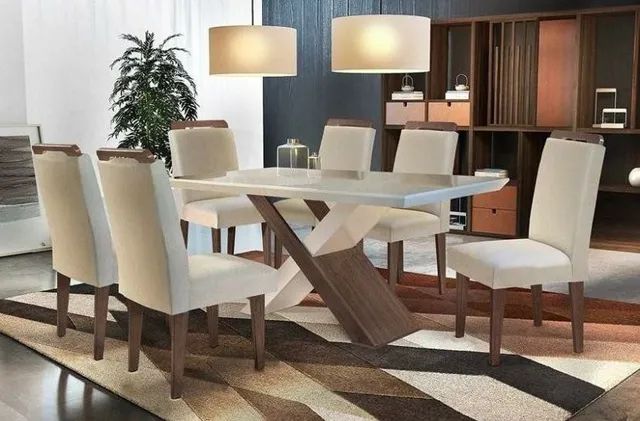 Mesa café com 6 cadeiras 100% MDF!!tt718m - Foto 2