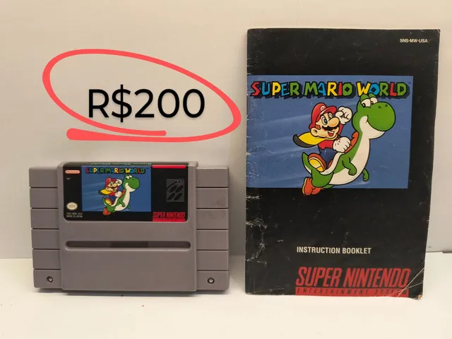 Cartucho original do jogo Super Mario Bros. é vendido por R$ 600 mil