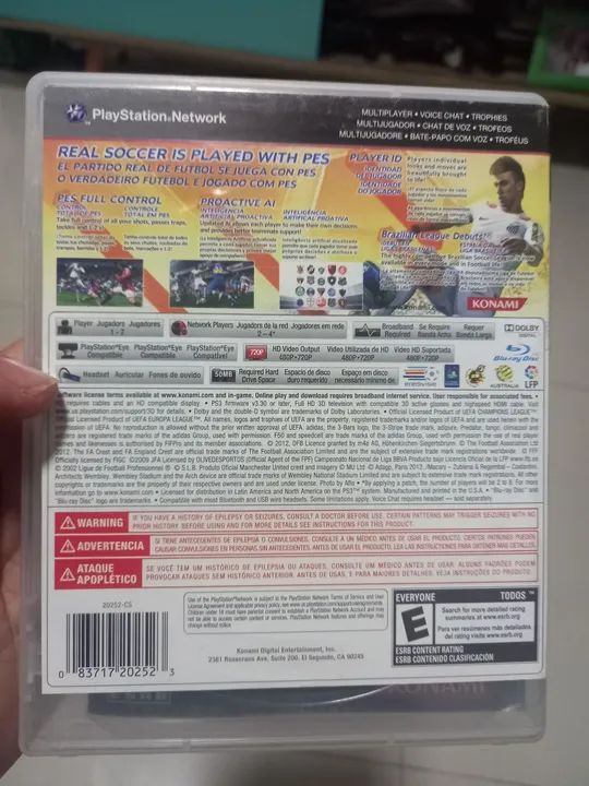 Jogo PS3 PES 2013 - Pro Evolution Soccer - Foto 2
