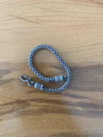 Pulseira de prata 925 - ponto peruano - Foto 3