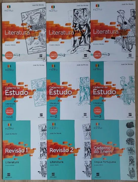 Projeto Múltiplo - Literatura - Kit para o Ensino Médio (Única dona)