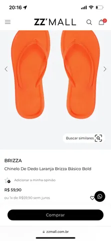 SANDALIA BRIZZA - ROSA - NA CAIXA