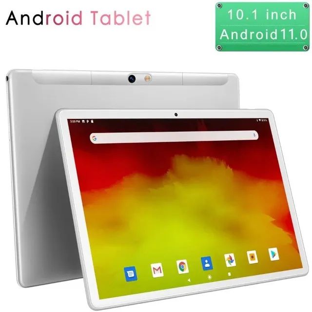 Tablet 10.1 pol. câm. duplas, Dual sim call, octa Core 4GB  ram + 64gb+case - Foto 3