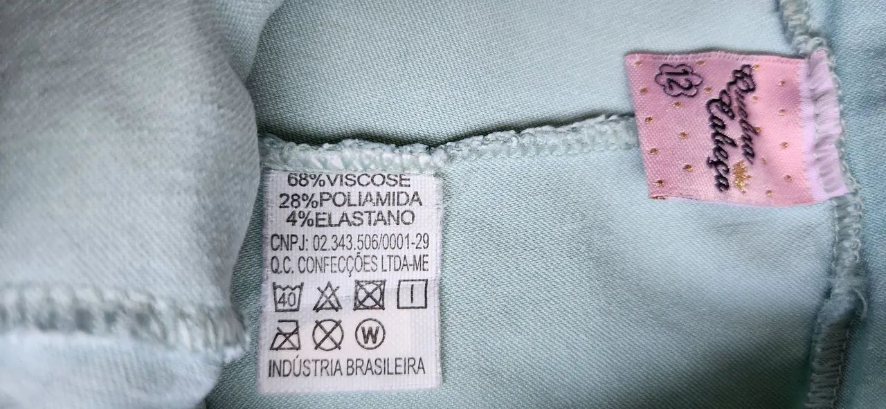 SHORT INFANTIL BÁSICO STRECH - MENINA - 12 - Foto 3