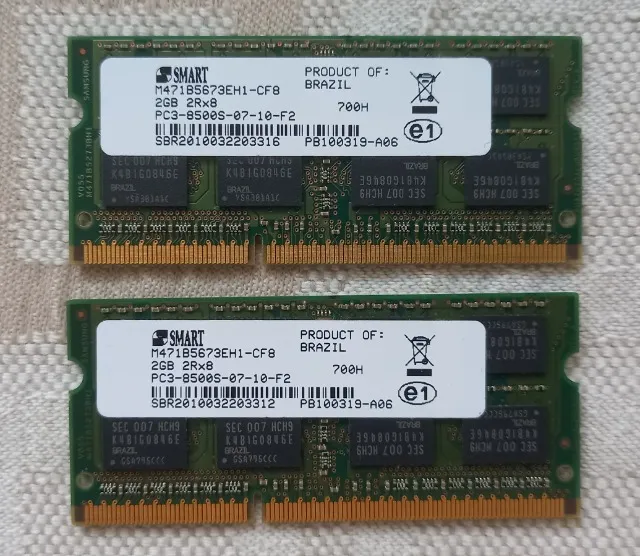 Memória Smart dd3 1066mhz