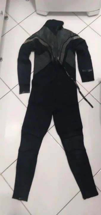 Vendo Roupa de Neoprene Long John Manga Longa Backzip 3-2mm Triathlon masculino Mormaii<br> - Foto 2