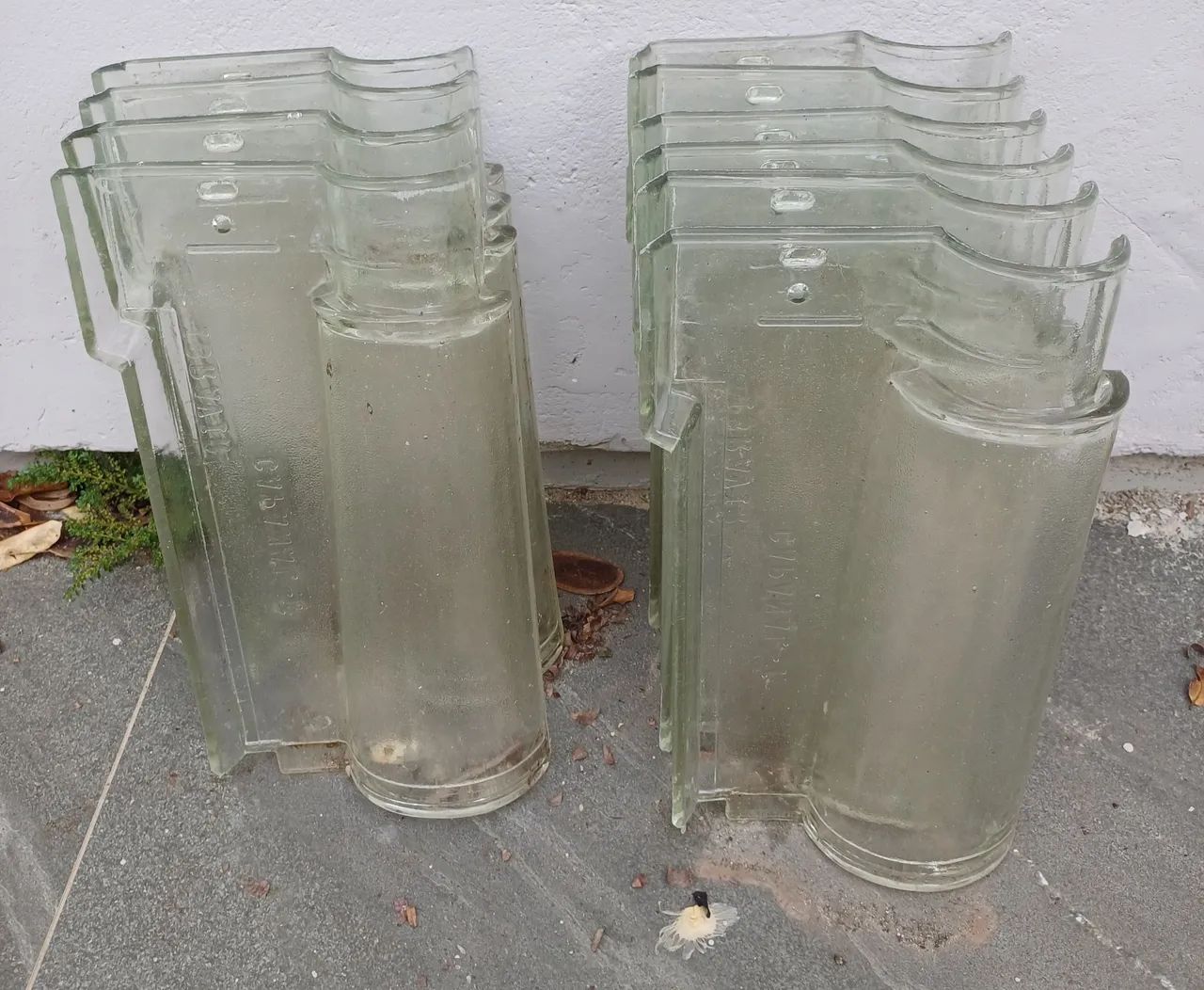 Telhas de vidro transparente para telhado