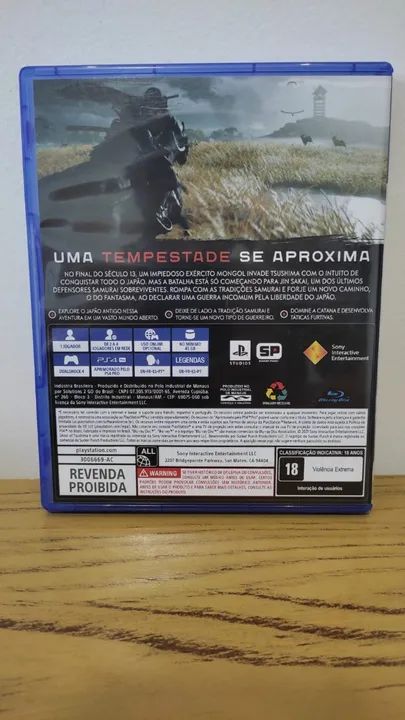 Jogo Ghost Of Tsushima Ps4 Físico - Foto 2