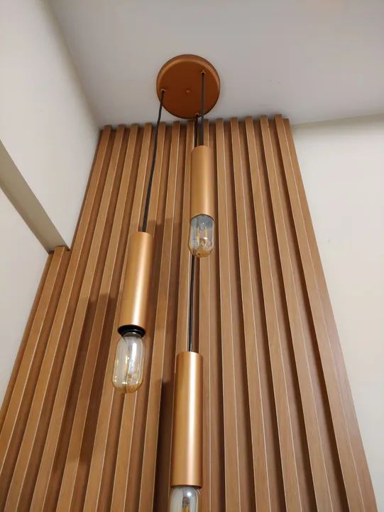 Luminária pendente 3 lampadas - Foto 3