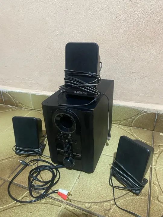 Home Theater 5.1 com Subwoofer - Qualidade e Potência