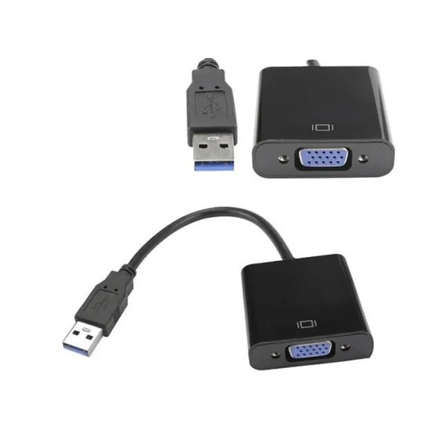 Adaptador Conversor Usb Para Vga Monitor Usb 3.0/2.0 - Foto 2
