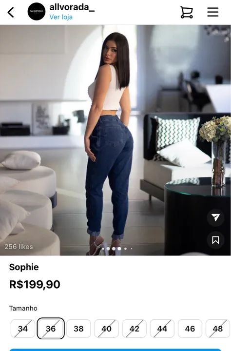 Calça jeans modelo Mom - Foto 2