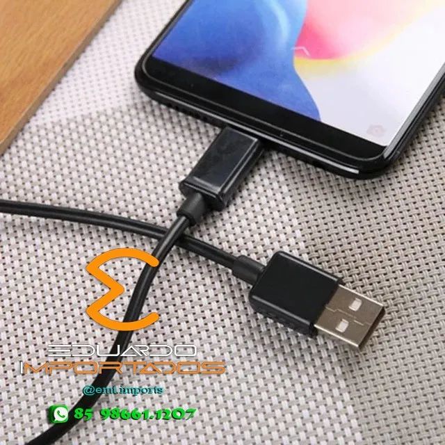 Cabo Carregador Android Micro USB V8 - Foto 2